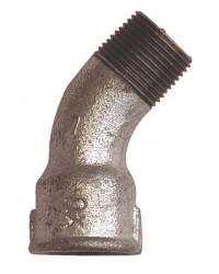 45° Bend - M/F - Galvanized Cast Iron