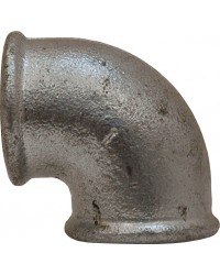 90° Elbow - F/F - Galvanized Cast Iron