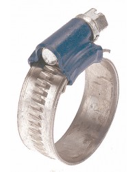 Zinc-plated clamp with screw