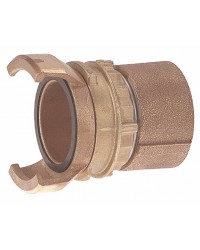 Bronze Guillemin coupling - Female threaded with locking ring