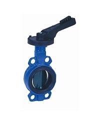Butterfly valve - Cast iron body FGL - Notched handle - Butterfly in cast iron GS - Wafer type - EPDM sleeve