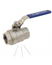 Stainless steel pressure relief ball valve - F/F - For compressed air