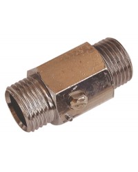 Brass ball valve - M / M - "Mini series" - Screwdriven manoeuvre