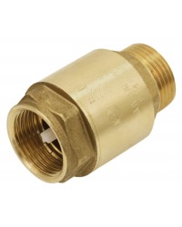 Brass multi positions check valve - "Industrial series" - Female / Male - Nylon lift type check valve