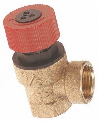 Not adjustables brass safety relief valve - Female/Female - Without pressure gauge connection