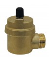 Air automatic vents -Verticale outlet- Angle raw brass body
