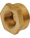 Hexagonal reduced bushing with gasket stop - M/F