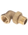 Brass Union Elbow - Male - Sphero-conical gasket + O-Ring