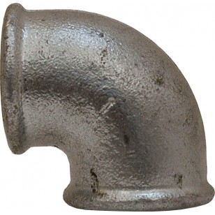 90° Elbow - F/F - Galvanized Cast Iron