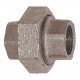F/F Union - 3 pieces - Conical sealing - Galvanized Cast Iron