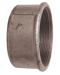 Female plain cap - Galvanized Cast Iron
