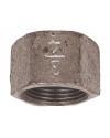 Female hexagonal cap beaded - Galvanized Cast Iron
