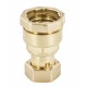Straight Brass coupling - EP / With swivel nut