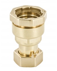 Straight Brass coupling - EP / With swivel nut