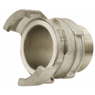 304 Stainless steel Guillemin coupling - Male threaded with locking ring