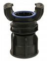 Polypropylene Guillemin coupling - Female threaded with locking ring