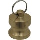 Dustcap for adaptor - Type DP - Brass