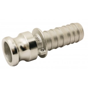 Adaptor for hose pipe - Type E - 316 stainless steel