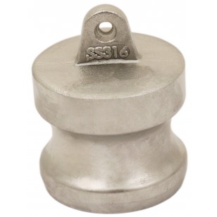 Dustcap for adaptor - Type DP - 316 stainless steel