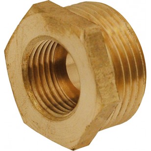 Screwed end brass fitting - M/F - Recalibration fitting