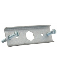 Stainless steel bracket for pressure gauge Ø 63