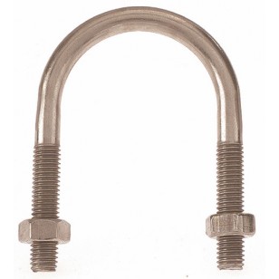 U-Bolt with 2 nuts - 304 Stainless steel