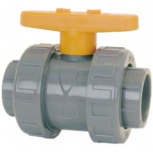 PVC ball valve - "Industrial series" - EPDM Ball seal - To bond