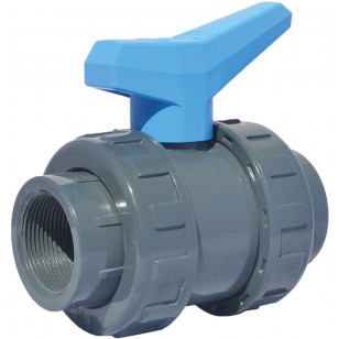 PVC ball valve - "Water distribution and swimming pool series" - Tapped