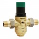Pressure regulating valve with diaphragm - 2 male union fittings - For water network