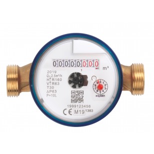 Divisional water meter - Cold water