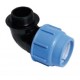 male 90° Polypropylene elbow for PE pipe