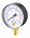 Pressure gauge - ABS casing - Class 1.6 - Conical brass vertical fitting 1/4G - Ø 63