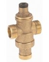 Pressure reducing valve - Brass hot forged piston type - "Mignon series" - Male / Male - Raw brass