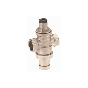 Pressure reducing valve - Brass hot forged piston type - Female / Female - Nickeled brass