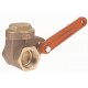 Full bore bronze valve with quick closing - F/F