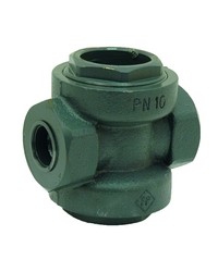 Cast iron sight flow indicator - F / F - PMS 16 bar