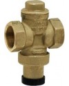 Pressure reducing valve - Brass hot forged piston type - Female / Female - Raw brass - Without pressure gauge connection