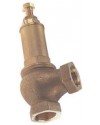Canalized brass safety relief valve - CE - Metal valve