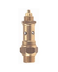 Controlable brass safety relief valve - PTFE valve