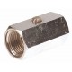 Brass ball valve - F / F - "Mini series" - Screwdriven manoeuvre