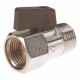Brass ball valve - M / F - "Mini series" - Butterfly handle