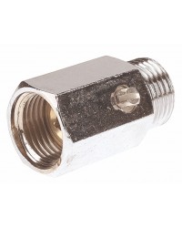 Brass ball valve - M / F - "Mini series" - Screwdriven manoeuvre