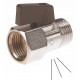 Brass ball valve - Pressure-release - M / F - " Mini series"- Butterfly handle