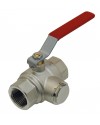 Brass ball valve - F / F - With integrated filter