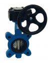 Butterfly Lug type valve- EPDM sleeve - Butterfly cast iron GJS-400-15 nickel - With fitted reducer
