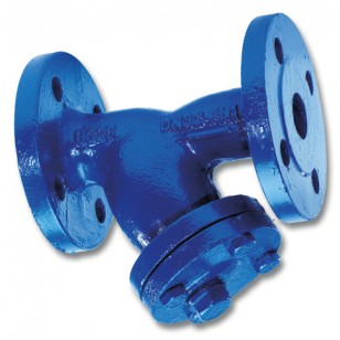 Flanged cast iron strainer - "Y" type - With drain plug