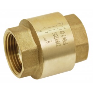 Brass multi positions check valve - Nylon lift type check valve + gasket NBR - ''Etoile series"