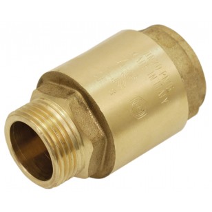 Brass multi positions check valve - "Industrial series" - Male / Female - Nylon lift type check valve