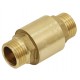 Brass multi positions check valve - "Industrial series"- Male / Male