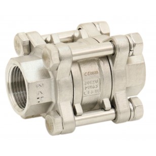 Multi positions check valve - 3 316 Stainless steel pieces - Reduced bore